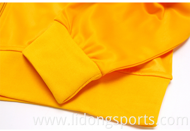 Wholesale Yellow Unisex Sports Wear Set,Mens Jogging Tracksuit ,Tracksuits For Men Custom